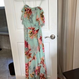 Floral maxi dress